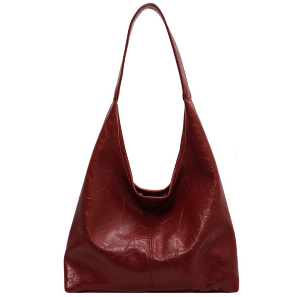 Casual Soft Leather Large Capacity Shoulder Bag - Image 7