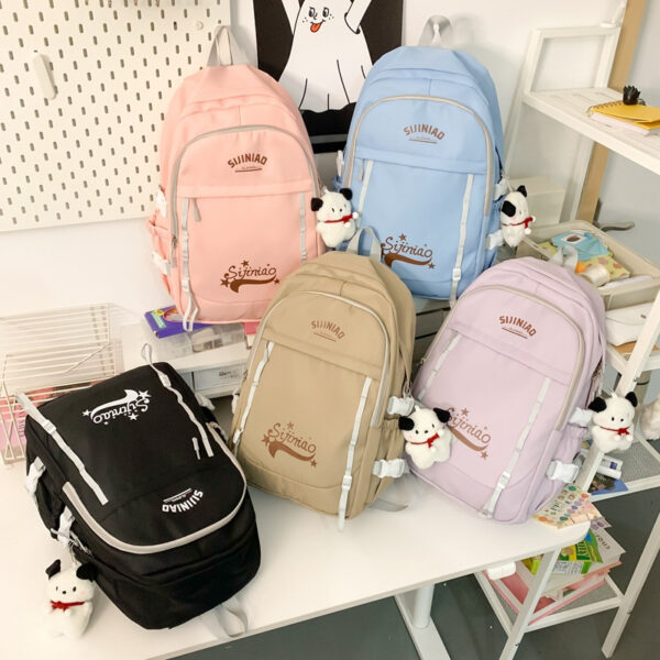 New Lightweight Simple Casual Backpack Female Student Cute - Image 8