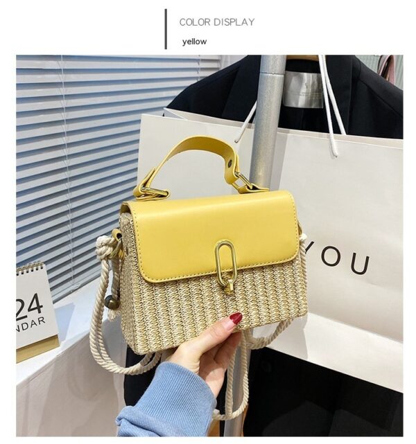 Handbag Western Style One-shoulder Versatile Woven Bag - Image 9