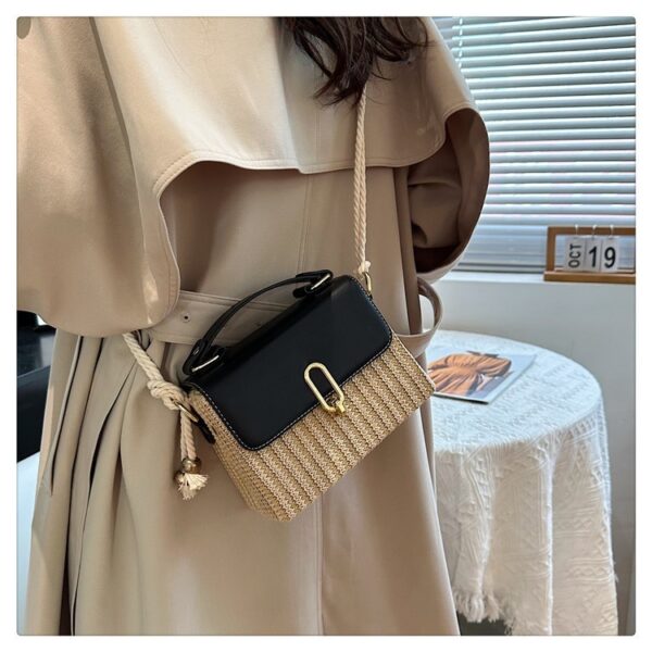 Handbag Western Style One-shoulder Versatile Woven Bag - Image 4