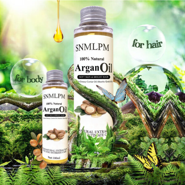 Natural Argan Hair Oil 100m Deep Moisturizing High Quality Factory Wholesale - Image 3