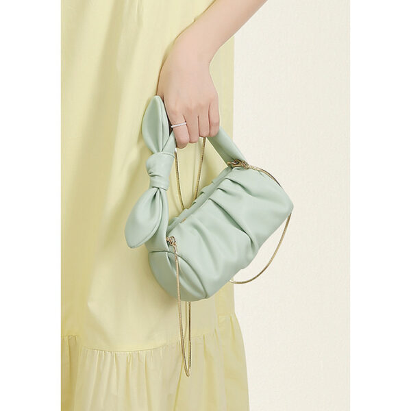 Pleated Cloud Pack Casual One Shoulder Chain Bag - Image 5