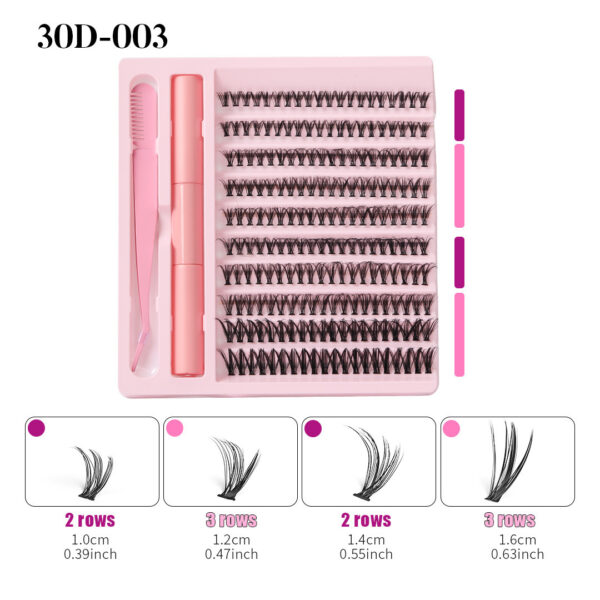 Large Capacity Single Cluster False Eyelashes Suit - Image 2