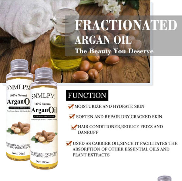 Natural Argan Hair Oil 100m Deep Moisturizing High Quality Factory Wholesale - Image 8