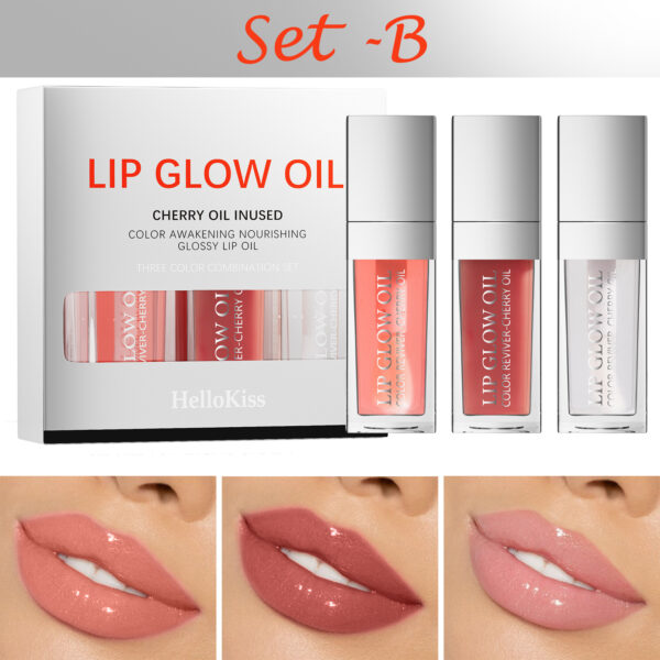 No Stain On Cup Moisturizing And Nourishing Lip Lip Gloss 3 Pack Suit - Image 4