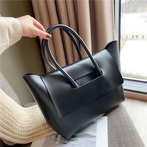 Fashion Women Shoulder Bags Large Capacity Handbags Simple Retro Tote Bags Solid Color Famous Brand High Quality Bags - Image 10