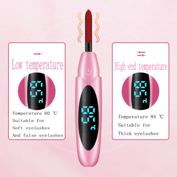 Electric Heated Eyelash Curler USB Charge Makeup Curling Kit Long Lasting Natural Eye Lash Curler Beauty Tools - Image 7