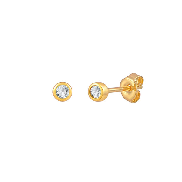 Simple Commute Inlaid Zircon Trendy Earrings - Image 8