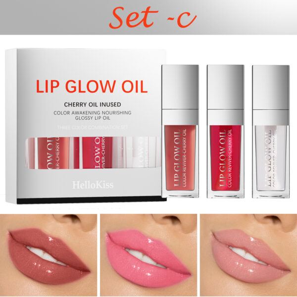 No Stain On Cup Moisturizing And Nourishing Lip Lip Gloss 3 Pack Suit - Image 3