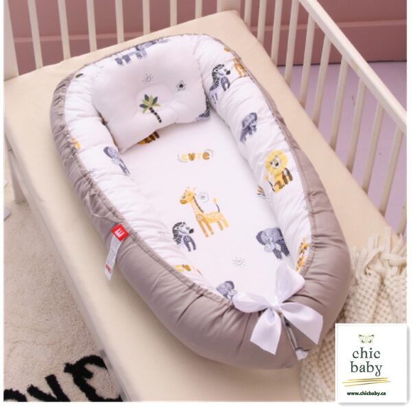 Baby Removable And Washable Bed Crib Portable Crib Travel Bed For Children Infant Kids Cotton Cradle - Image 4