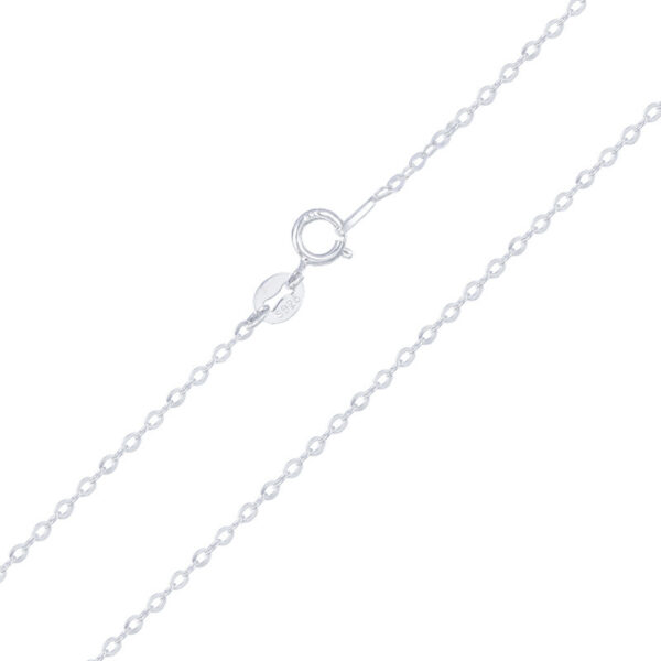 Women's Sterling Silver Necklace 925 Sterling Silver Simple Accessories Elegant 18k Plated - Image 7