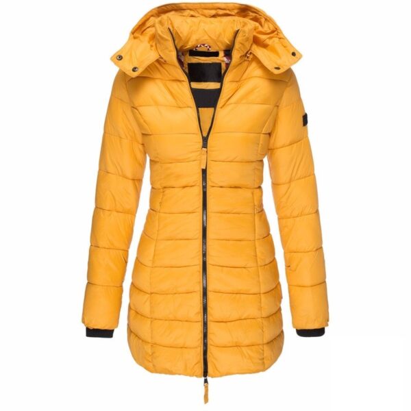 Mid-length Slim-fit Quilted Jacket - Image 8