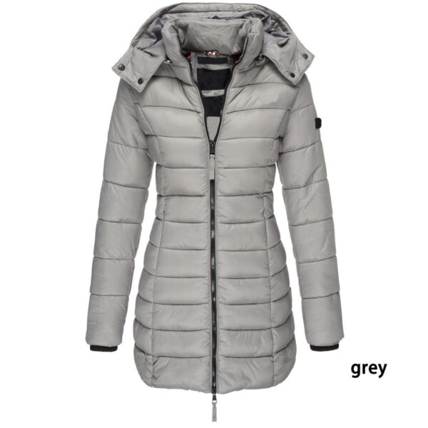 Mid-length Slim-fit Quilted Jacket - Image 9