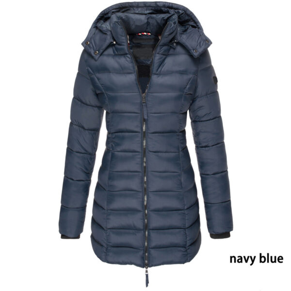 Mid-length Slim-fit Quilted Jacket - Image 5