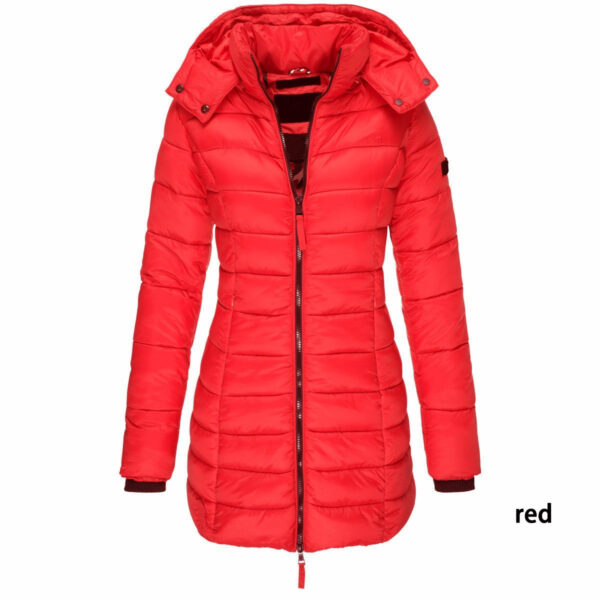 Mid-length Slim-fit Quilted Jacket - Image 6