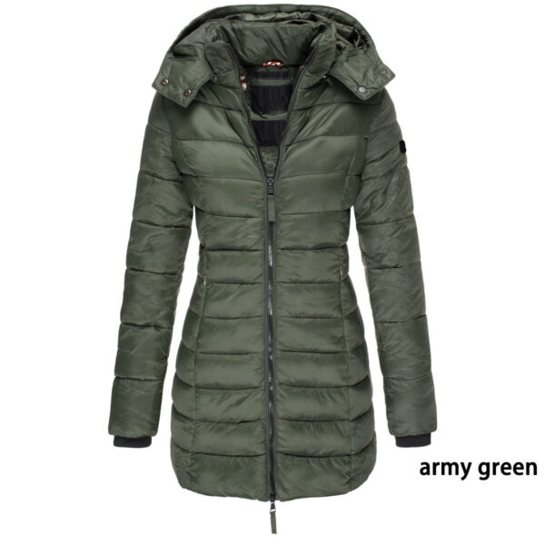 Mid-length Slim-fit Quilted Jacket - Image 7