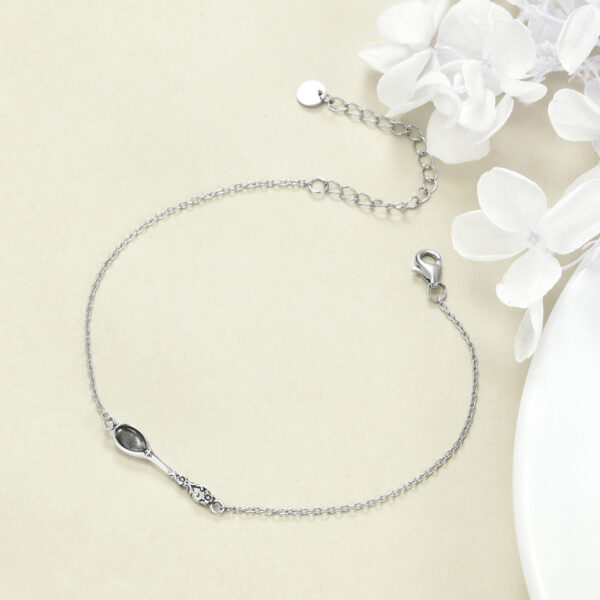 Spoon Bracelet 925 Sterling Silver Spoon Bracelet Spoon Jewelry for Women Girls Gifts - Image 3