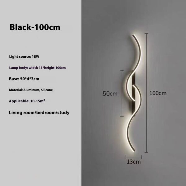 Simple Bedside Wall Lamp Living Room Background Wall Aisle Corridor Lamps - Image 4