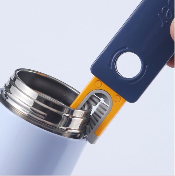 4 In 1 Bottle Gap Cleaner Brush Multifunctional Cup Cleaning Brushes Water Bottles Clean Tool Mini Silicone U-shaped Brush Kitchen Gadgets - Image 5