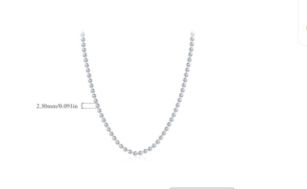 S925 Sterling Silver Minority Simple Choker Choker Women - Image 5